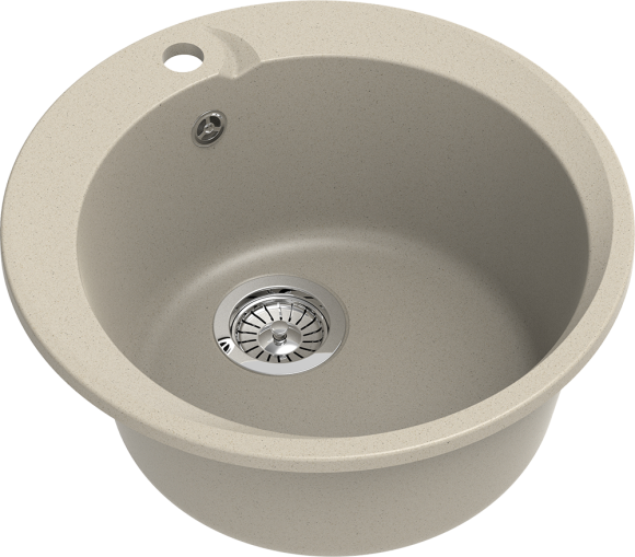EWIGSTEIN Мойка RUND 45 1-чаша D-500мм темно-бежевый арт.EW- EWIGSTEIN Мойка RUND 45 1-чаша D-500мм темно-бежевый арт.EW-