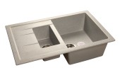 GRANFEST Мойка QUADRO 775KL 1,5-чаши+крыло 765*495мм серый арт.GF- GRANFEST Мойка QUADRO 775KL 1,5-чаши+крыло 765*495мм серый арт.GF-