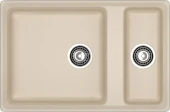GRANFEST Мойка LEVEL 760K 1,5-чаши 760*500 бежевый арт.GF- GRANFEST Мойка LEVEL 760K 1,5-чаши 760*500 бежевый арт.GF-