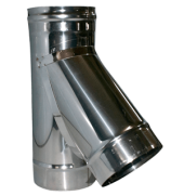 Тройник-К 135` (нерж. сталь 0,5мм) Ф150