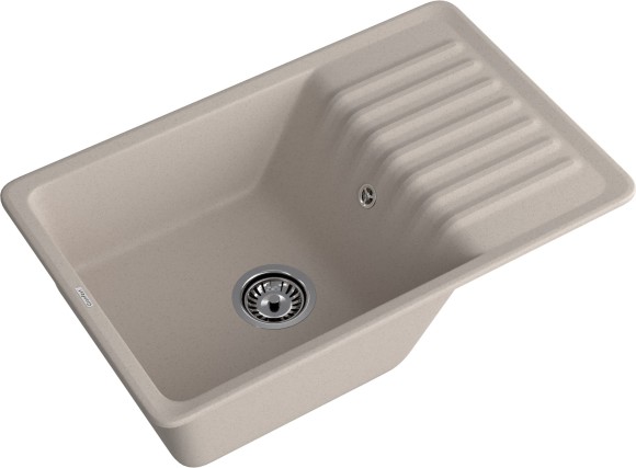 GRANFEST Мойка QUARZ 72 1-чаша+крыло 760*480мм песочный арт.GF-ZW- GRANFEST Мойка QUARZ 72 1-чаша+крыло 760*480мм песочный арт.GF-ZW-