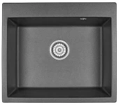 6001, ЧЁРНЫЙ, кухонная мойка, кварц