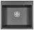 6001, ЧЁРНЫЙ, кухонная мойка, кварц