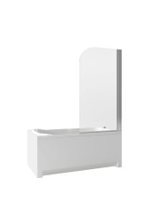 JY70 Душевое ограждение на ванну 80х130, прозрачное стекло