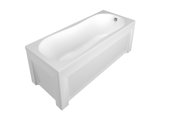 Комплект Акриловая ванна TIMO INKA1770 170*70*580+каркас+слив-перелив