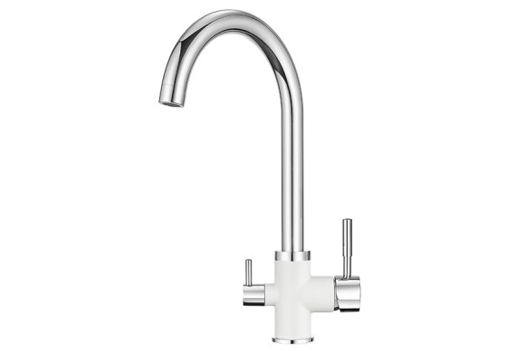 3168, XРОМ/АРКТИК (БЕЛЫЙ), СМЕСИТЕЛЬ КУХОННЫЙ 3168, XРОМ/АРКТИК (БЕЛЫЙ), СМЕСИТЕЛЬ КУХОННЫЙ