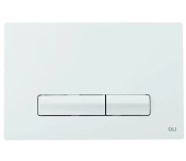 Панель механическая двойная OLI Glam OLIpure, пластик, белый