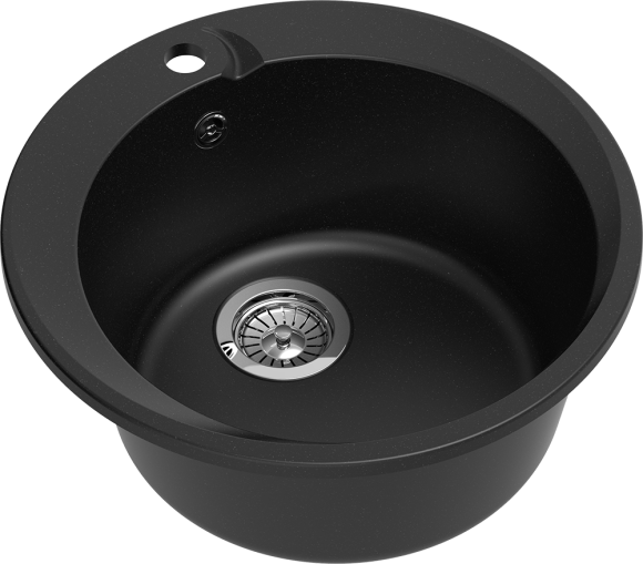 EWIGSTEIN Мойка RUND 45  1-чаша D-500мм черный арт.EW-