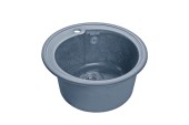 GRANFEST Мойка RONDO 450  1-чаша D-443мм графит арт.GF-