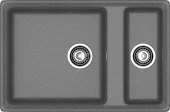 GRANFEST Мойка LEVEL 760K 1,5-чаши 760*500 графит арт.GF- GRANFEST Мойка LEVEL 760K 1,5-чаши 760*500 графит арт.GF-