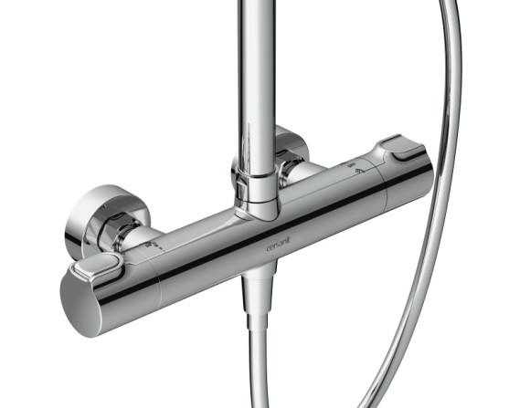 Душевая система ODRA (смеситель термостатический) 3 режима шланг 150 PVC