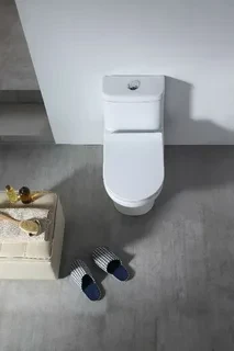 Унитаз-моноблок SM9009A, сиденье тонкое ДП, арматура (с гофрой и подводкой) 