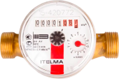 Счетчик для воды Itelma Ит.Г-15 бытовой, для горячей воды Счетчик для воды Itelma Ит.Г-15 бытовой, для горячей воды