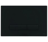 Панель механическая двойная OLI Glam OLIpure, пластик, черный