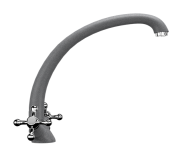 Смеситель Ulgran U-013-342, графит