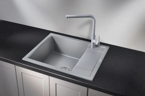 6002, АЛЮМИНИУМ, кухонная мойка, кварц 6002, АЛЮМИНИУМ, кухонная мойка, кварц