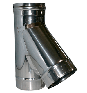 Тройник-К 135` (нерж. сталь 0,5мм) Ф220