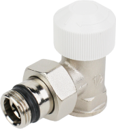 Вентиль Elsen ВН 1/2&quot;-1/2&quot; термостатический, никелированный, угловой