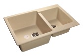 GRANFEST Мойка PRACTIK 780K 2 чаши 780*510мм бежевый арт.GF- GRANFEST Мойка PRACTIK 780K 2 чаши 780*510мм бежевый арт.GF-