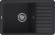 GRANFEST Мойка QUARZ 72  1-чаша+крыло 760*480мм черный арт.GF-ZW-