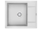 6002, АРКТИК (БЕЛЫЙ), кухонная мойка, кварц 6002, АРКТИК (БЕЛЫЙ), кухонная мойка, кварц