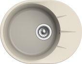 EWIGSTEIN Мойка RUND 45F  1-чаша+крыло 580*450мм бежевый арт.EW-