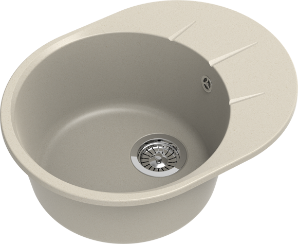 EWIGSTEIN Мойка RUND 45F 1-чаша+крыло 580*450мм бежевый арт.EW- EWIGSTEIN Мойка RUND 45F 1-чаша+крыло 580*450мм бежевый арт.EW-