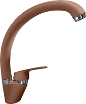 GRANFEST Смеситель для кухни боковой D-35мм терракот арт.