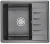 5803, ЧЁРНЫЙ, кухонная мойка, СтандАРТ кварц