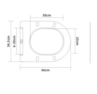 Сиденье ДП с доводчиком для унитаза SM9618 