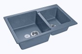 GRANFEST Мойка PRACTIK 780K 2 чаши 780*510мм графит арт.GF- GRANFEST Мойка PRACTIK 780K 2 чаши 780*510мм графит арт.GF-