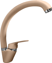 GRANFEST Смеситель для кухни боковой D-35мм топаз арт.