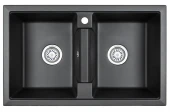 8101, ЧЁРНЫЙ, кухонная мойка, кварц