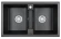8101, ЧЁРНЫЙ, кухонная мойка, кварц