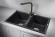8101, ЧЁРНЫЙ, кухонная мойка, кварц