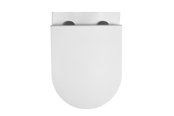 Унитаз подвесной K405 безободковый, сиденье тонкое ДП, крепления 