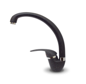 GRANFEST Смеситель для кухни боковой D-35мм черный арт.