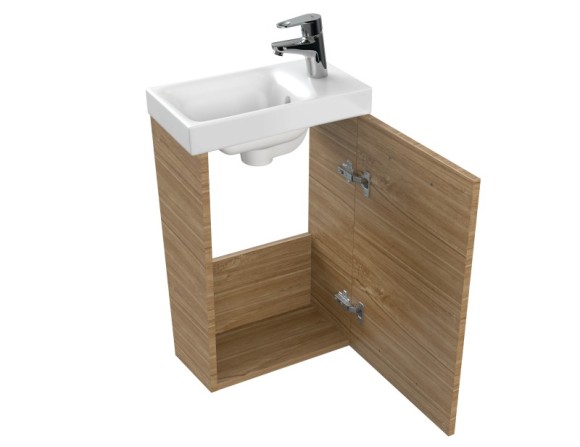 Тумба под раковину подвесная LARA 40 для COMO 40 орех