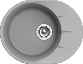 EWIGSTEIN Мойка RUND 45F  1-чаша+крыло 580*450мм серый металлик арт.EW-