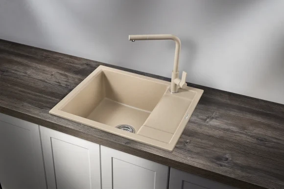 6002, ПЕСОК, кухонная мойка, кварц 6002, ПЕСОК, кухонная мойка, кварц
