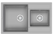8201, АЛЮМИНИУМ, кухонная мойка, кварц