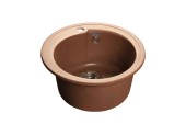 GRANFEST Мойка RONDO 450  1-чаша D-443мм терракот арт.GF-