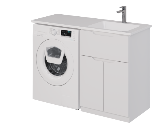 Тумба Vega, 60 см, напольная, 1 ящик, 2 дверцы, белый глянец Тумба Vega, 60 см, напольная, 1 ящик, 2 дверцы, белый глянец