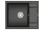 6002, ЧЁРНЫЙ, кухонная мойка, кварц