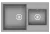 8201, БАЗАЛЬТ, кухонная мойка, кварц
