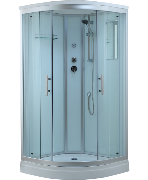 Timo Standart Т-6609 Silver душевая кабина 90*90*220