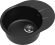 EWIGSTEIN Мойка RUND 45F  1-чаша+крыло 580*450мм черный арт.EW-