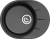 EWIGSTEIN Мойка RUND 45F  1-чаша+крыло 580*450мм черный арт.EW-