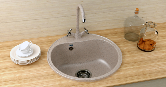 Мойка Ulgran U-100-344, ультра-черный