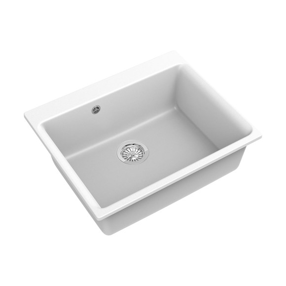 Мойка кухонная RIVELATO Axel 60, 620x510, Х-60 иней, кварц Мойка кухонная RIVELATO Axel 60, 620x510, Х-60 иней, кварц